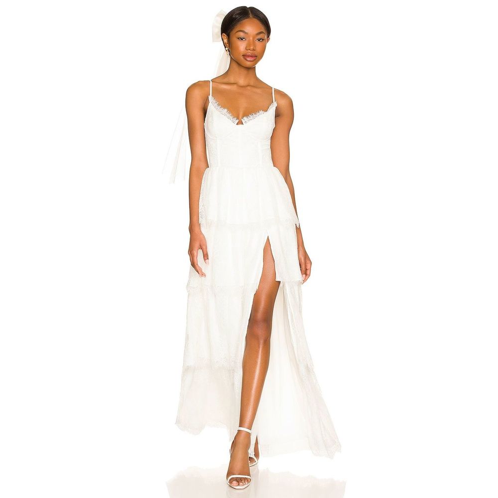 NEW V. Chapman Camia Dress in White Size 2 REVOLVE MSRP $562